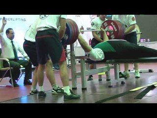 Man lifts equivalent of zebra  - IPC Powerlifting European Championships