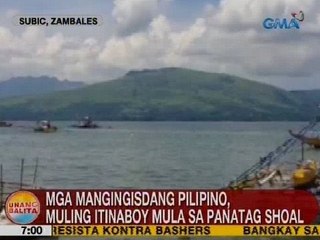 UB: Mga mangingisdang Pilipino, muling itinaboy mula sa Panatag Shoal