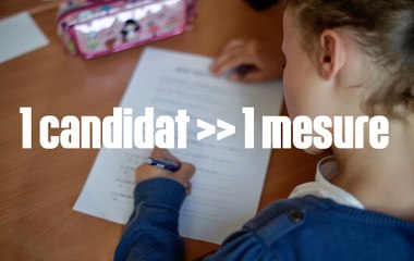 Présidentielle: 1 candidat, 1 mesure en éducation