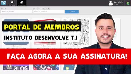 Portal de Membros Instituto Desenvolve T.I Review Completo