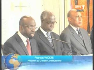 Le grand mediateur de la république, Ngolo Colibaly a prêté serment