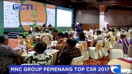 MNC Group Raih Dua Penghargaan Top CSR 2017