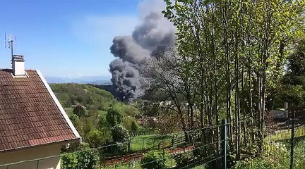 Incendie Saint Clair de la Tour