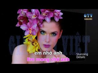 { KARAOKE } Anh Mong Chờ Em Remix - Hoàng Hải