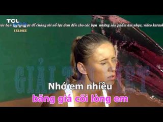 Karaoke } Giấc Mơ Màu Tím   Đan Trường   Hồ Quỳnh Hương