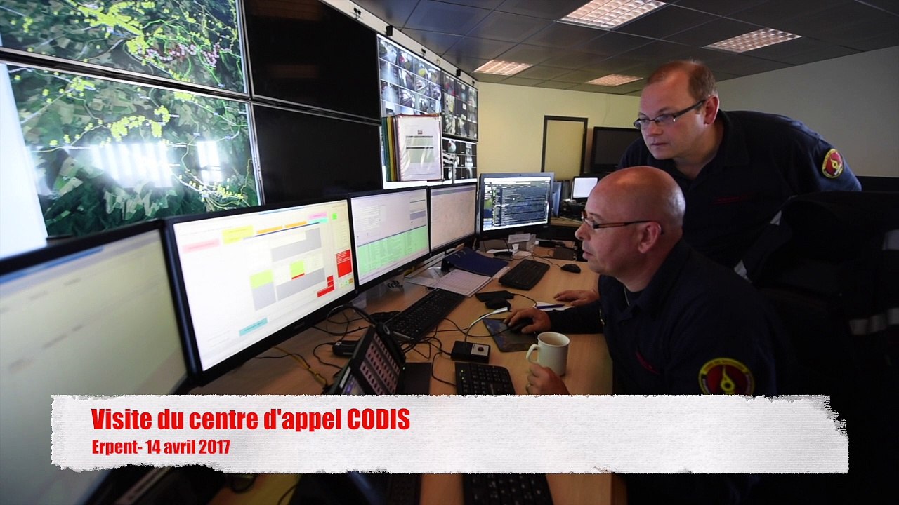 Visite du centre d'appels Codis ( Namur )