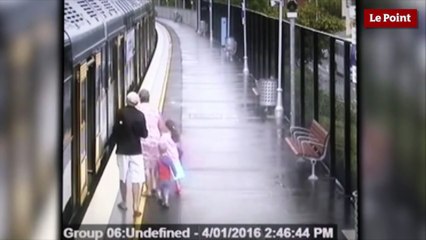 Australie : un enfant tombe entre le train et le quai