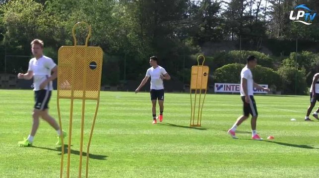 A l'entraînement avec... Morgan Sanson