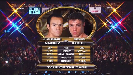 Juan Manuel Marquez vs Michael Katsidis Part1 of 4