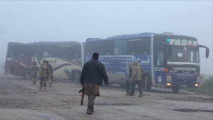 بدء تنفيد اتفاق الخروج من أربع بلدات سورية