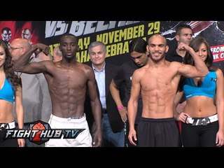Terence Crawford vs. Ray Beltran - full video - weigh in + face off