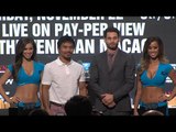 Manny Pacquiao vs. Chris Algieri- Full Final Press conference video + face off