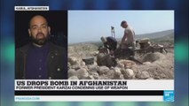 F24 SOT  US bomb dropped on Afghanistan