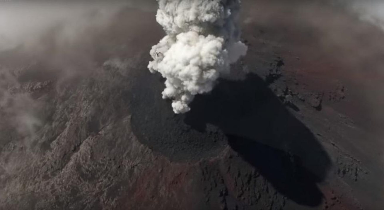 Drones Captured Volcanic Eruption In Guatemala