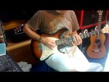 Guitarra Blues frase con base incluida fast blues by Gus Quin tabs