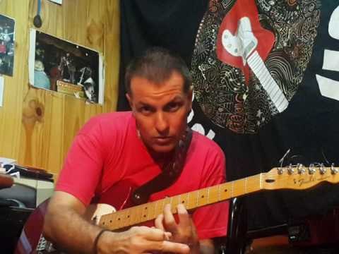 Blues shuffle Solo Guitar in E (MI) (Lesson)By Gus Quin tabs