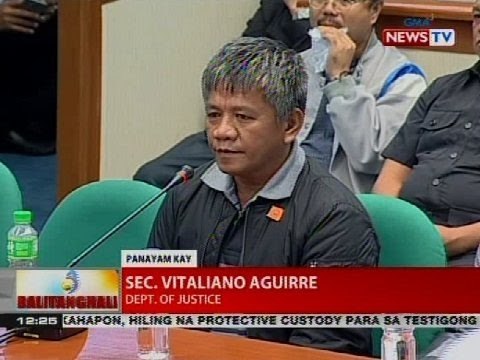 DOJ Sec. Vitaliano Aguirre, tinawag na gawa-gawa at kasinungalingan ang mga sinabi ni Matobato