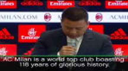 Chinese group complete AC Milan takeover