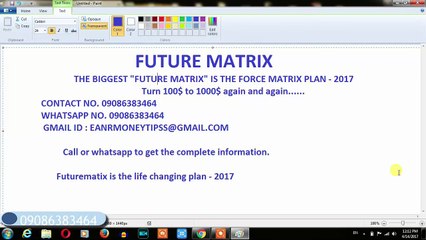 future matrix invest 100$ convert 10000$ again and again/hindi