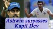 Ashwin equals Kapil Dev's record of 23-five-wicket-hauls | Oneindia News
