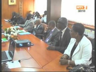 La  confédération générale des entreprises de Côte d'Ivoirei a reçu le president du conseil économique et social