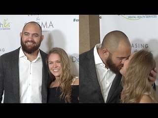 Ronda Rousey & Travis Browne 20th Annual Erasing the Stigma Awards Red Carpet