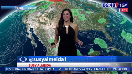 Susana Almeida Pronostico del Tiempo 14 de abril de 2017