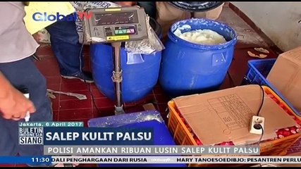 Polisi Amankan Salep Kulit Palsu di Jakbar