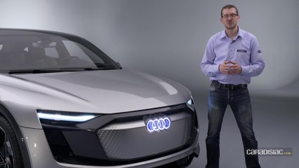 Audi E-Tron Sportback Concept : le futur électrique d'Audi sera lumineux