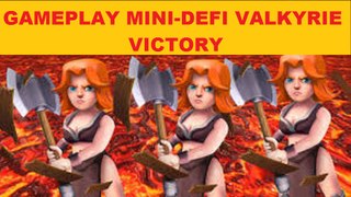 Clash royale Gameplay mini défi valkyrie réussi ! + nouvelle offre valkyrie