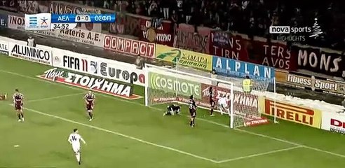 15η ΑΕΛ-Ολυμπιακός 0-1 2010-11 Novasports highights (2)