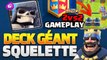 Clash royale clan battle Deck éfficace double squelette géant Gameplay