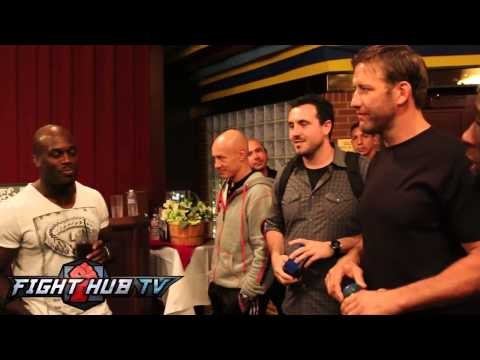 Stephan Bonnar meets Melvin Manhoef You KO'd Mark Hunt w/one punch!