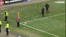 Fans Protest With Plastic Flying Pigs During Coventry vs Charlton!
