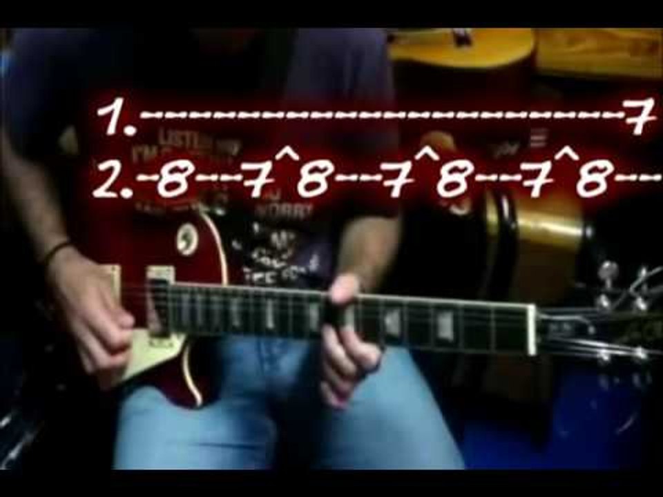 Iron Maiden -  The Trooper- GUS QUIN- intro Guitar lesson