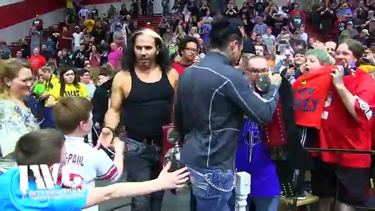 The Hardy Boyz Bring WWE Titles to IWC Wrestling