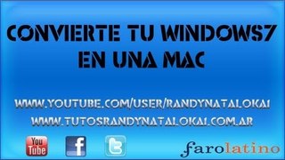 Apariencia de Mac! para Windows 7