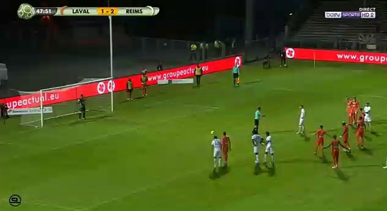 Remi Oudin Penalty Missed HD - Laval 1-2 Reims 14.04.2017