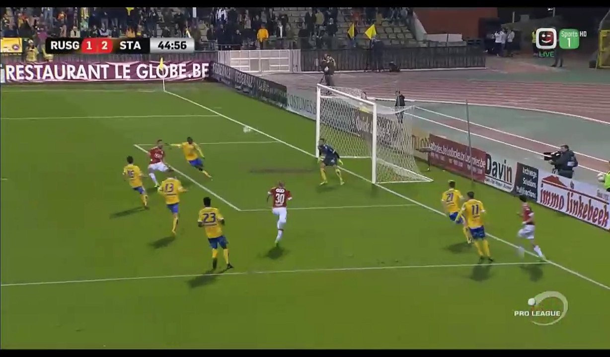 Ishak Belfodil Goal HD - St. Gilloise 1-2 St. Liege - 14.04.2017