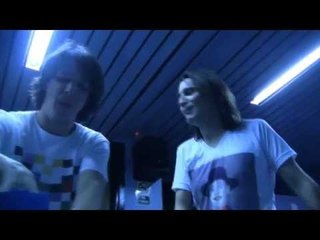 Backstage: Emmanuel Danann y Fede Berdullas en FM La Boca