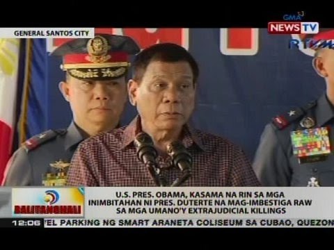 BT: U.S. Pres Obama, kasama na rin sa mga inimbitahan ni Pres. Duterte