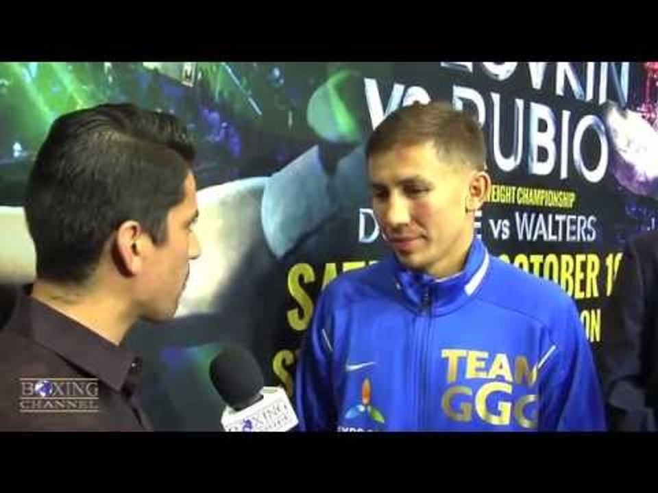 Gennady Golovkin " Rubio's strategy wasn't to win. Maybe next fight, decision fight"
