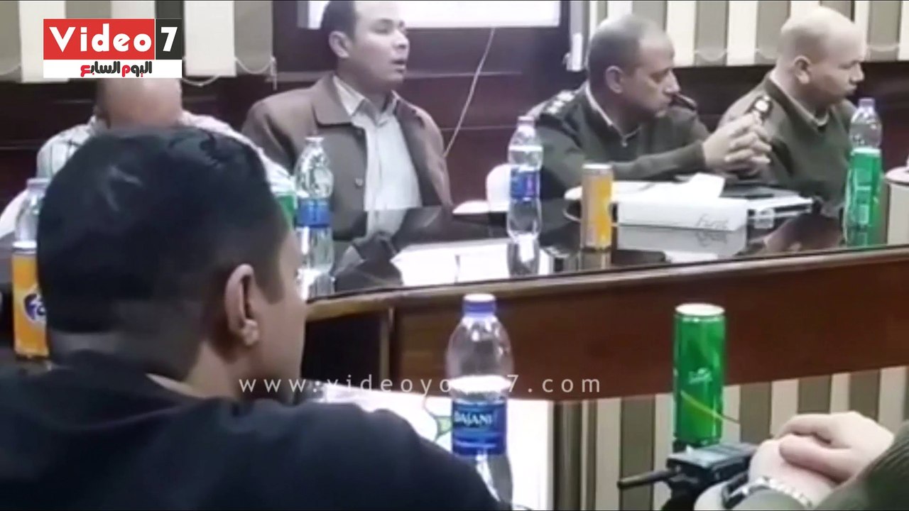 مساعد وزير الداخلية يجتمع بقيادات مديرية أمن اسيوط لمراجعة تأمينات الكنائس