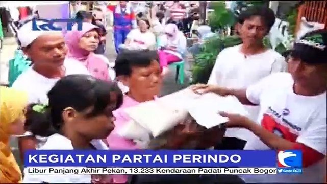 Hary Tanoe Hadiri Bazar Murah Perindo di Petojo Selatan