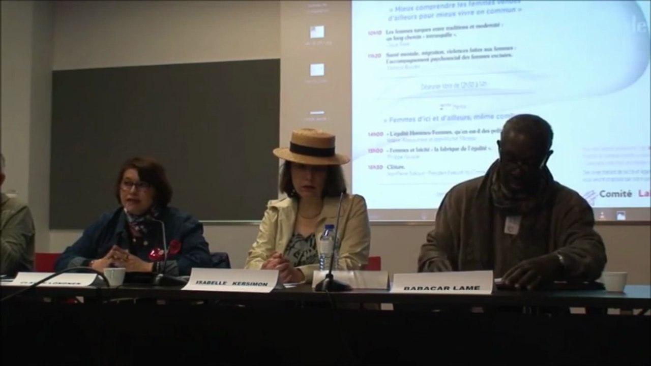 Colloque "Femmes : le long chemin de l'égalité" - 1b - Introduction de Mme Claudie LONDNER
