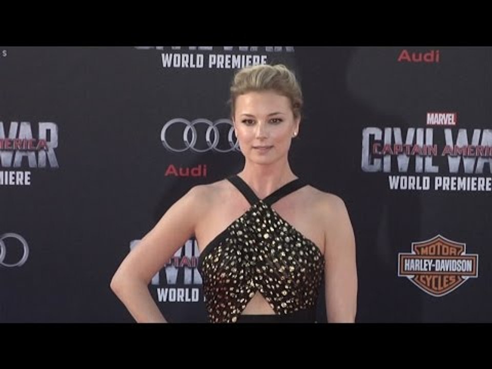 Emily VanCamp "Captain America Civil War" World Premiere Red Carpet Fashion Broll