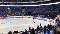 2017 WC Helsinki Practice Day 2 - Carolina Kostner SP Run-through