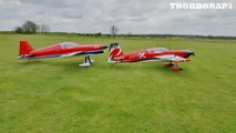 EXTREME FLIGHT MXS 104' & HANGAR 9 EXTRA 300X DUO 3D RC FLIGHT - DEANO & PAUL - RAMSEY MAC - 201-j