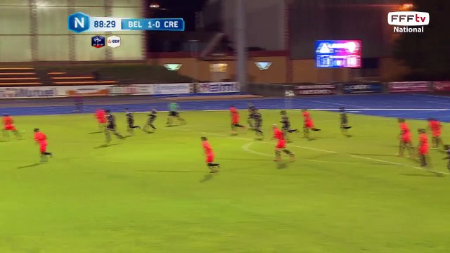 Contre attaque de Belfort mais mal négociée.