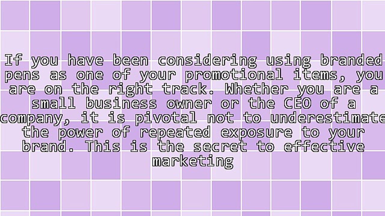 Perks of Promotional Items